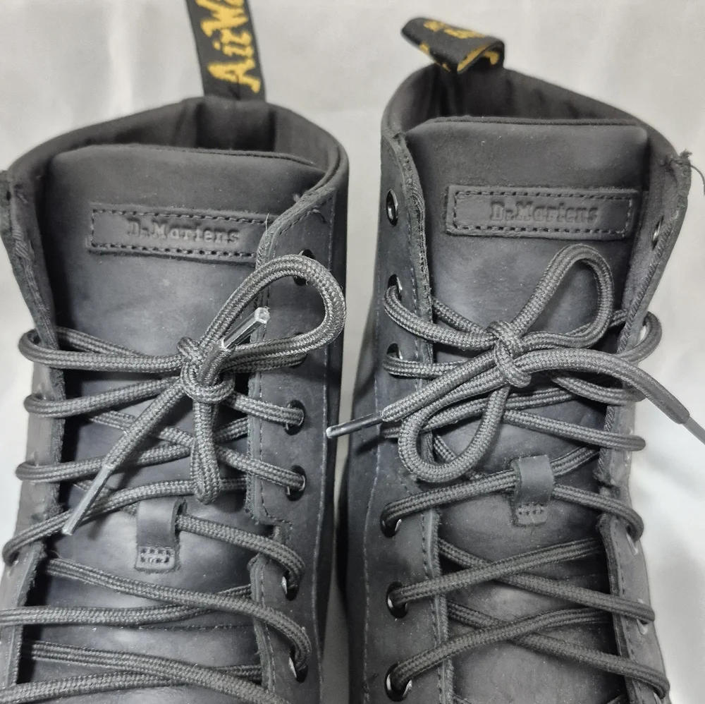 DR.MARTENS COMBS Leather Casual Boots 8 Eyelet Men's Size 13 - Picture 6 of 13